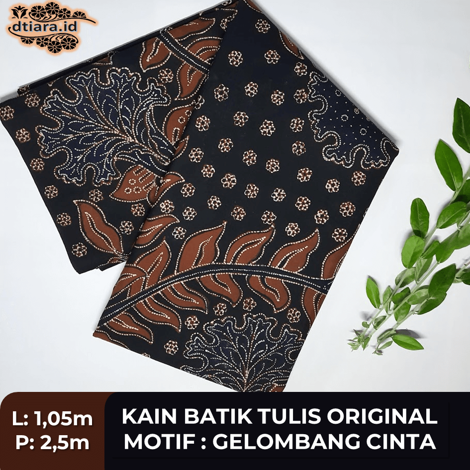 kain batik tulis asli 100% Original motif gelombang cinta