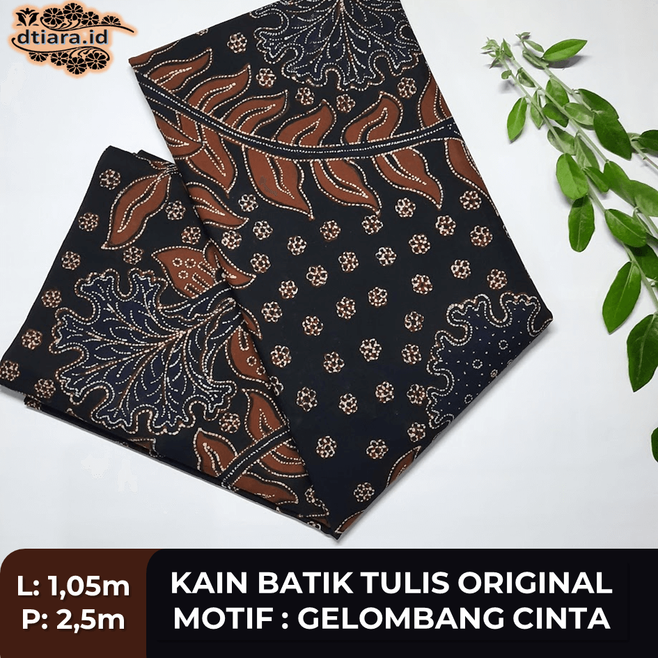 kain batik tulis tradisional asli 100% Original motif gelombang cinta