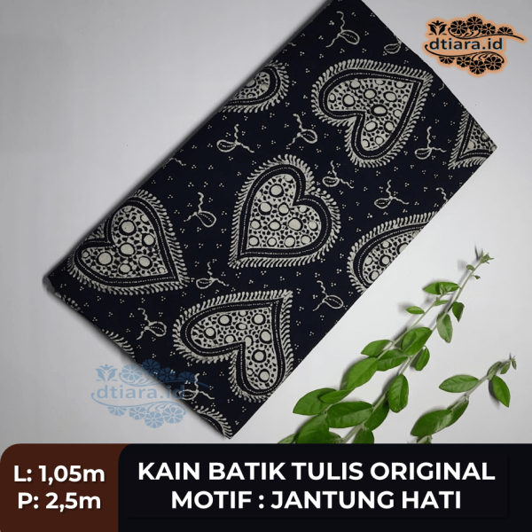 kain batik tulis asli 100% Original motif jantung hati