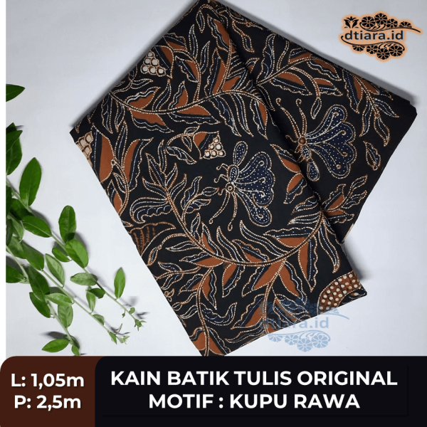 kain batik tulis asli 100% Original motif kupu rawa