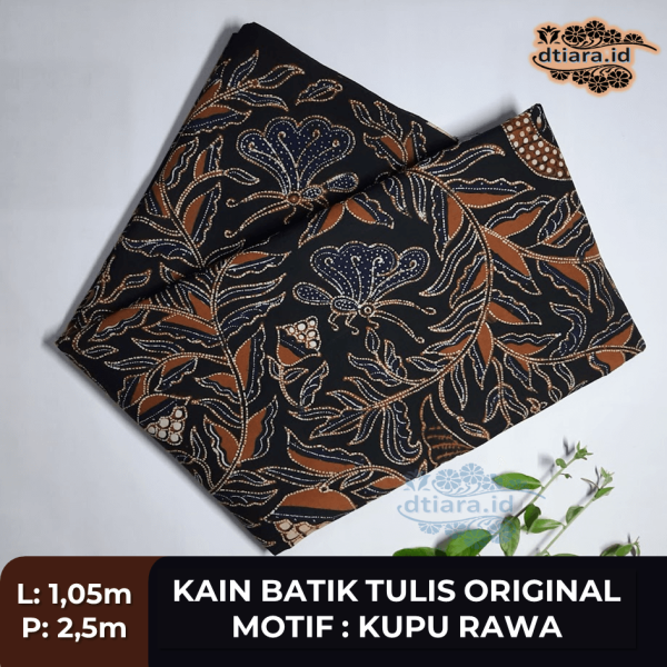 kain batik tulis asli 100% Original motif kupu rawa